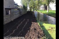 Beplanting verwijderen langs waterkant