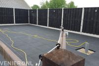 Achtertuin bestraten