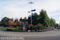 Beplanting van rotonde 2