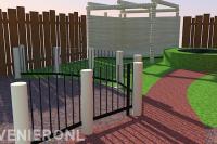 3D ontwerp voor een eco tuin in den haag