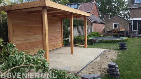 Houten overkapping