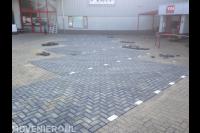 Parkeerterrein bestraten