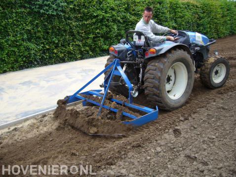 Egaliseren achtertuin