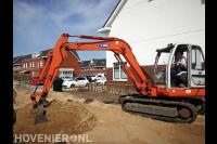 Grondwerk met graafmachine