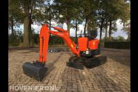 Minikraan voor klein grondverzet