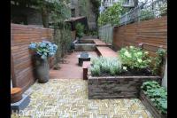 Smalle tuin met vijver en vlonder 3