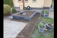 Plantenbak met waterornament