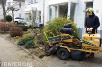 Boomstronk verwijderen met stobbenfrees