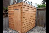 Houten schuurtje bouwen