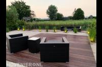 Achtertuin aan het water