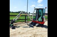 Minikraan van Driessen Grondwerken en Bestratingen