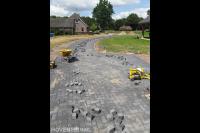 Toegangsweg bestraten met betonklinkers