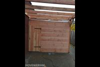 Houten carport en schuur bouwen 2