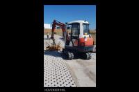 Bestraten met inzet van minikraan