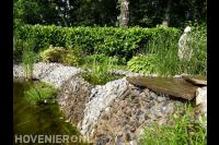 Natuurlijke vijver met oever in rotsmotief 4