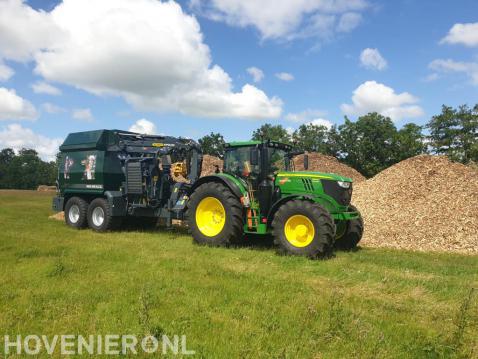 Bomen en takken versnipperen