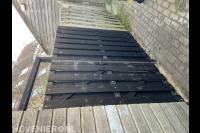 Schutting en poort geplaatst