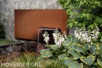 Cortenstaal watermuur