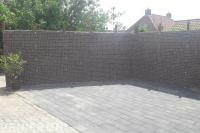 Tuinafscheiding met schanskorf