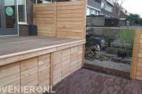 Maatwerk verhoogd vlonderterras