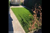 Kunstgrasmat in achtertuin