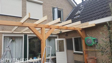 Houten veranda bouwen 2