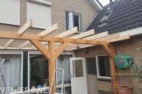 Houten veranda bouwen 2