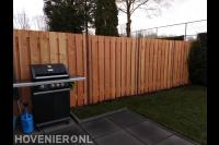 Houten schutting