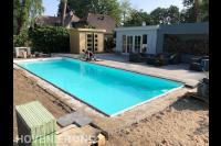 Bestrating leggen rondom zwembad