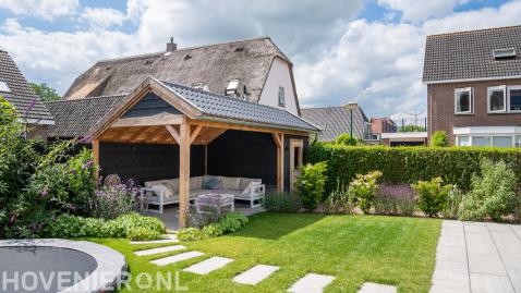 Nieuwbouwwoning met veranda/schuur