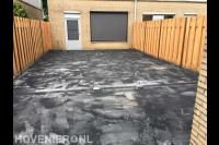 Achtertuin bestraten