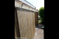 Houten fietsschuur met schuifdeur 2