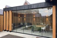 Tuinkamer geisoleerd, met glazenschuifwand