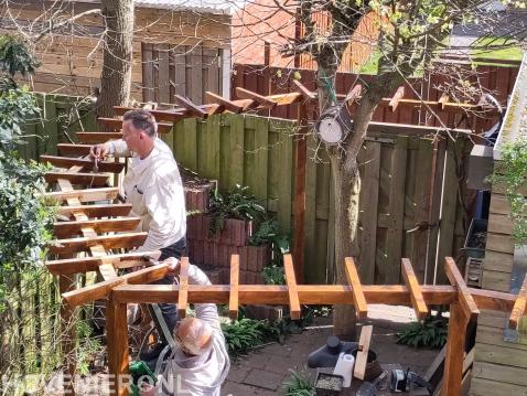 Pergola hollands eiken