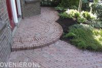 Bestrating van gebakken klinkers