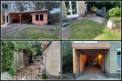Veranda met berging
