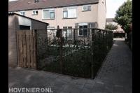 Hedera schutting met tuinpoort