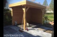 Houten overkapping
