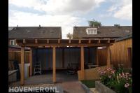 Houten terrasoverkapping