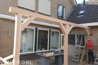 Houten veranda bouwen 1
