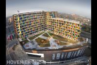 Daktuin van poppodium Doornroosje in Nijmegen