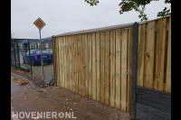 Dubbele poort van hout