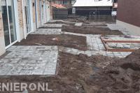 Straatwerk in nieuwbouwtuinen