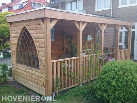 Houten veranda 1