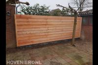 Maatwerk houten schutting