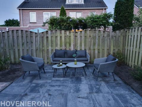 Terras van siertegels aanleggen