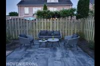 Terras van siertegels aanleggen