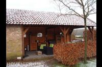 Grote houten overkapping met buitenkeuken 2