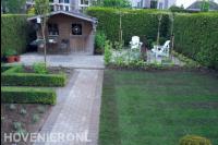 Nieuw gazon van graszoden