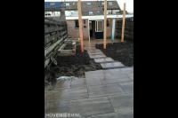 Achtertuin bestraten